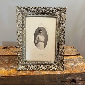 Framed Cabinet Card Portrait